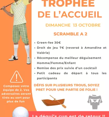 Trophée de l'accueil : reporté au 13 octobre