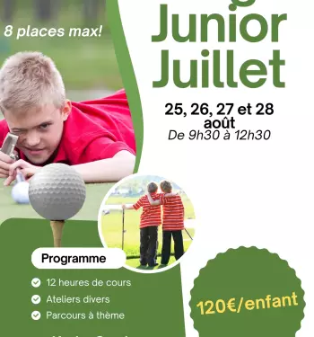 Stage junior en août