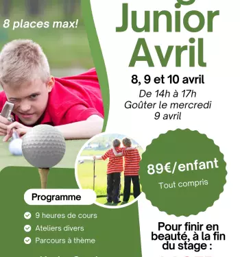 Vacances d'avril : Stage junior
