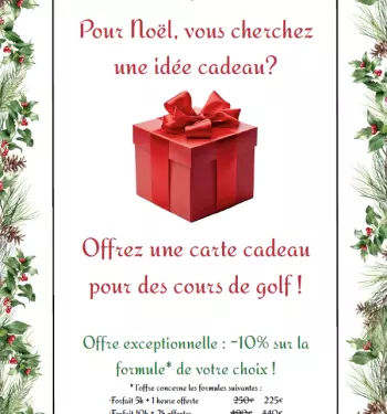 Offre spéciale Noël : offrez une carte cadeau
